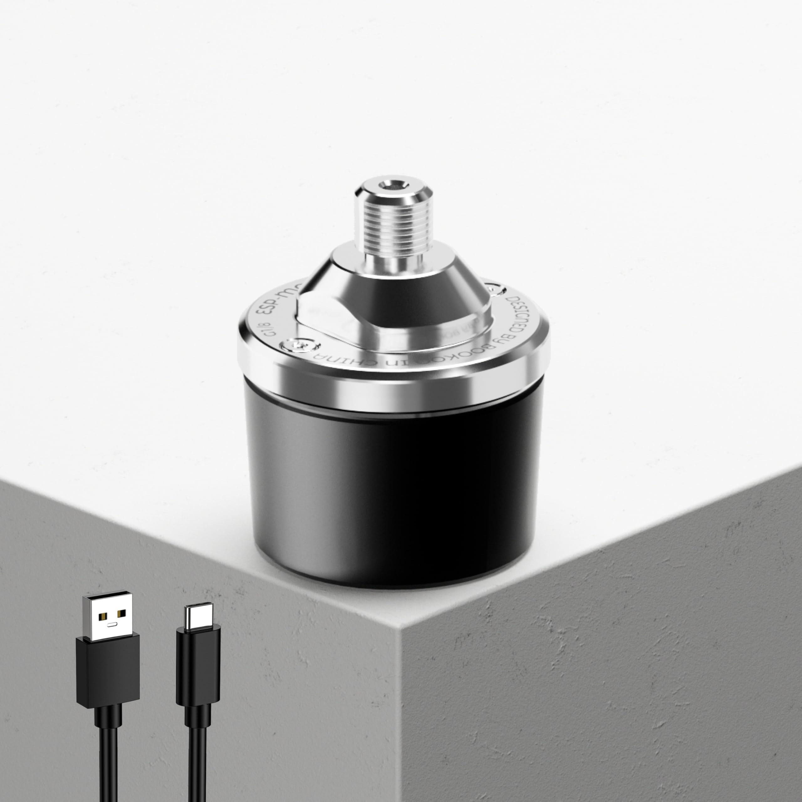 BOOKOO Espresso Monitor E61 Group Pressure Gauge Brew for Espresso Machine with APP Precise Tracking Wireless Smart Pressure Sensor with G1/8 Thread & M6 Adapter Smart Data Analysis