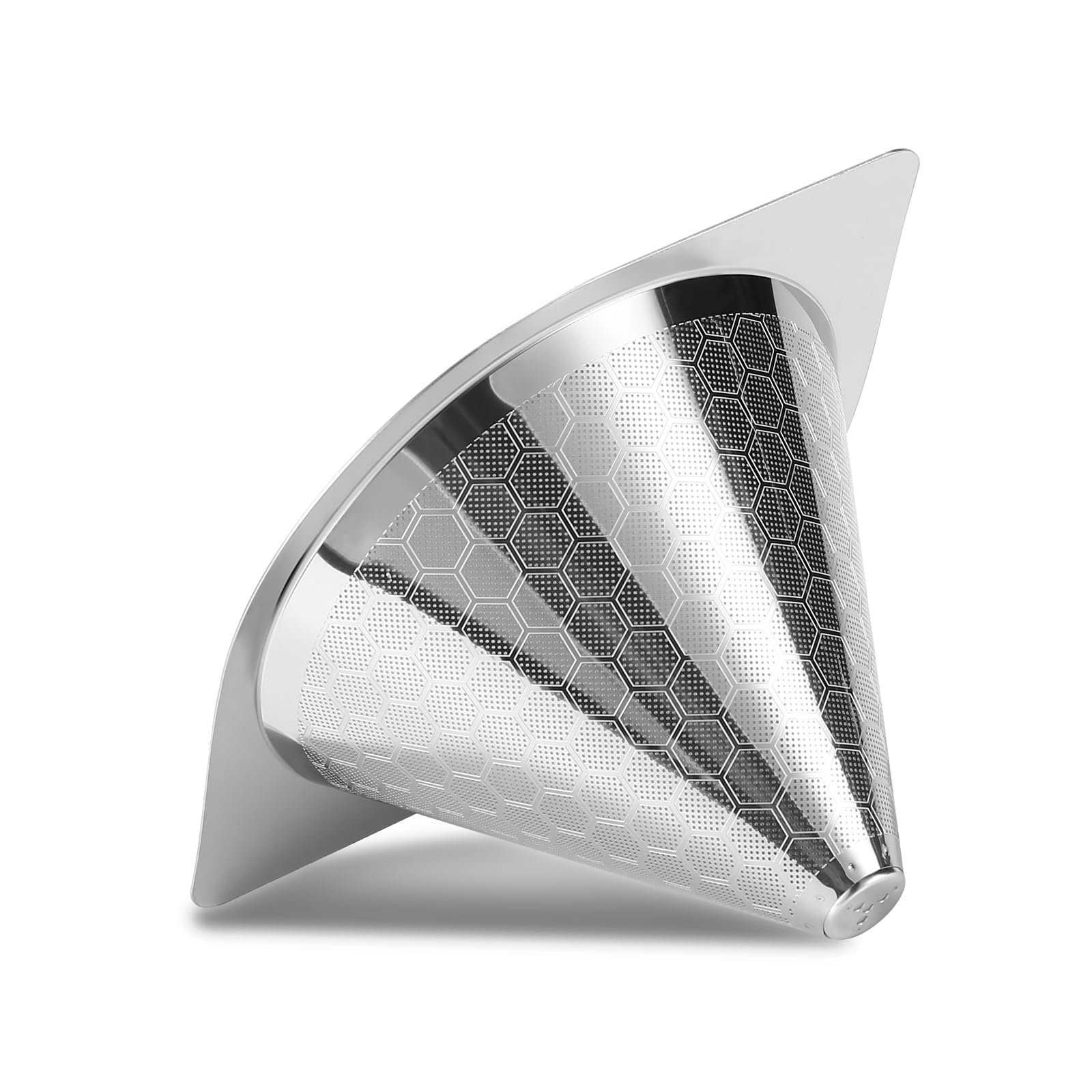 Coffee Filters Perfect Compatible for Chemex 6,8,10 Cup Glass Coffeemaker,Suitable for Bodum & Hario V60,Reusable Stainless Steel Coffee Dipper -Best Coffee Maker and Bar Accessories