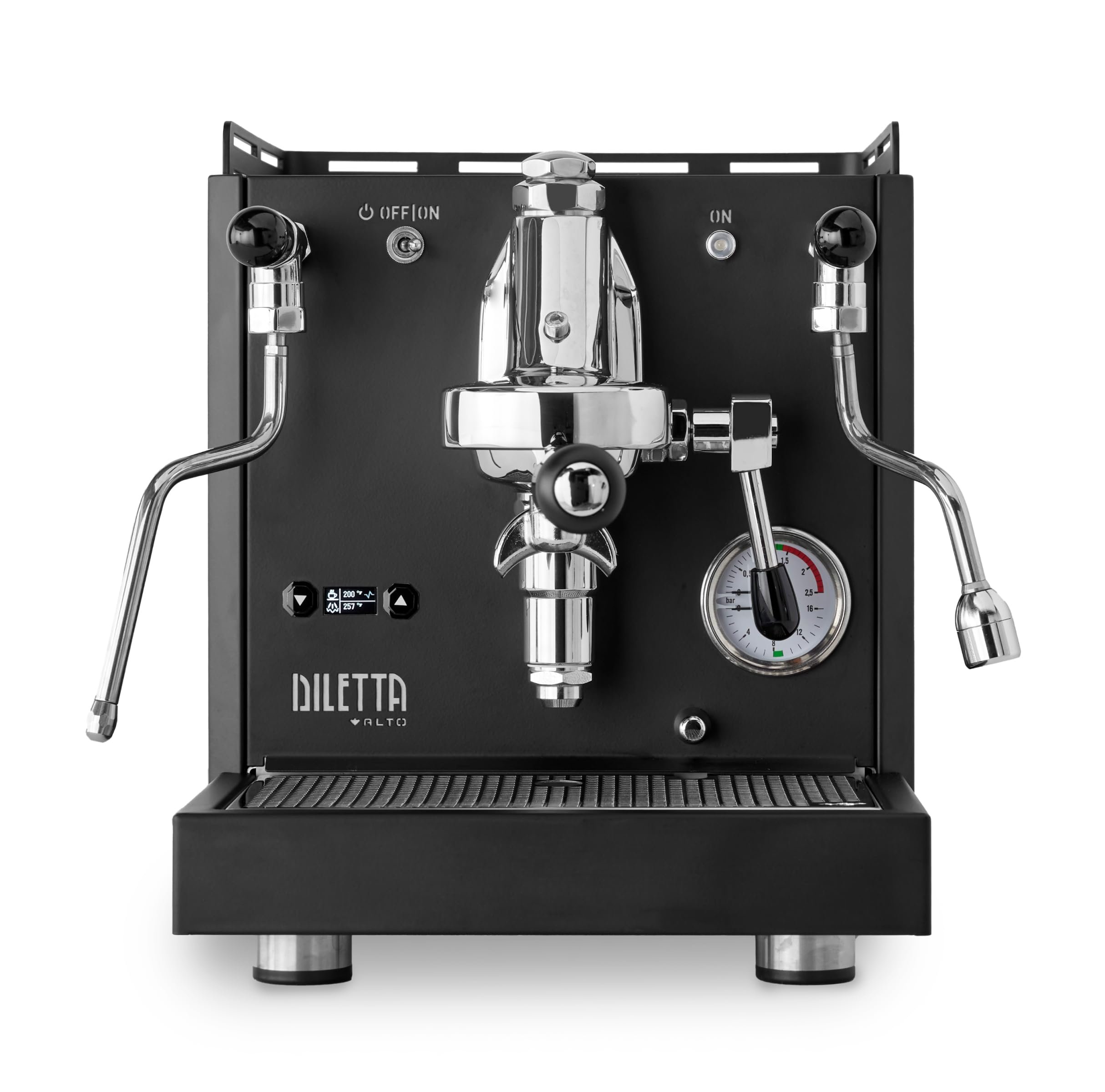 Diletta Alto Espresso Machine | Dual Boiler | PID | Shot Timer | Adjustable OPV | (Black)