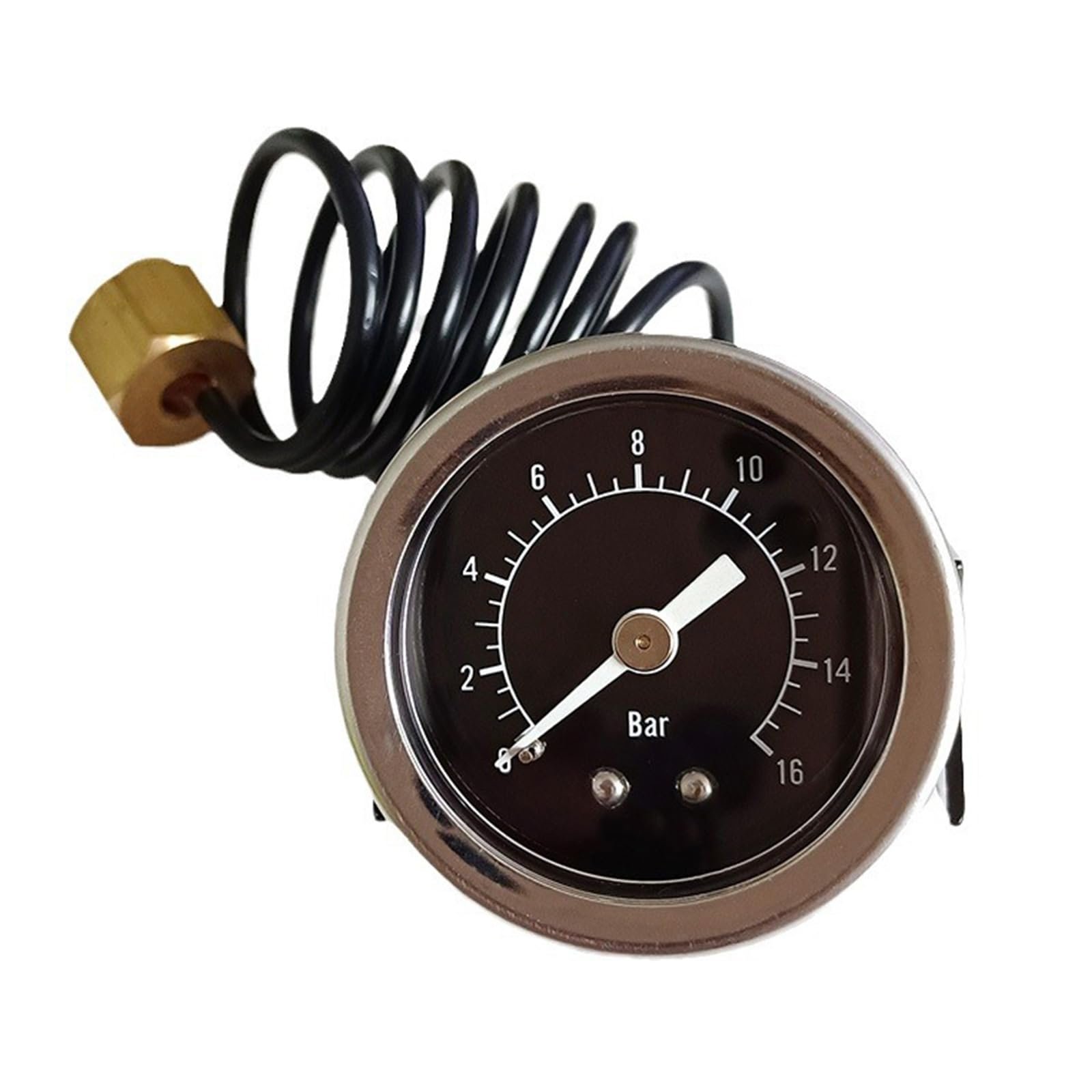 Easy Installation 16Bar Espresso Pressure Gauge Metal Texture Kitchen Appliance Part for Longevity
