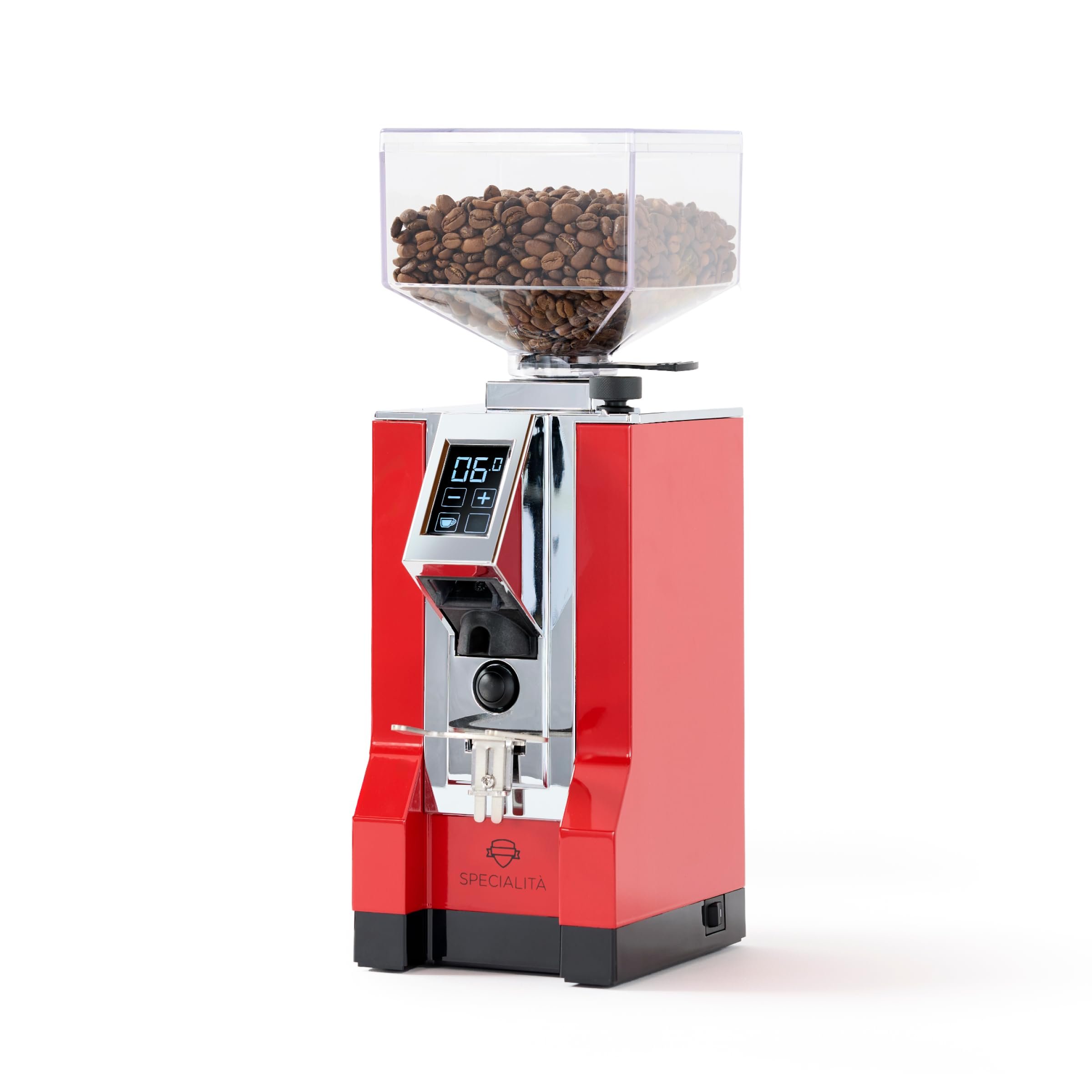 Eureka Mignon Specialita Espresso Grinder | Sound-Insulated | Stepless 55mm Burrs | Touchscreen | Ferrari Red