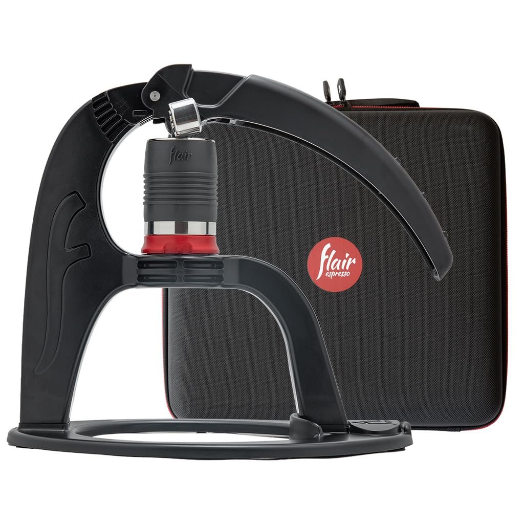 Flair The NEO Flex with Carrying Case: UPDATED Direct Lever Manual Espresso Maker for Beginners and Travel