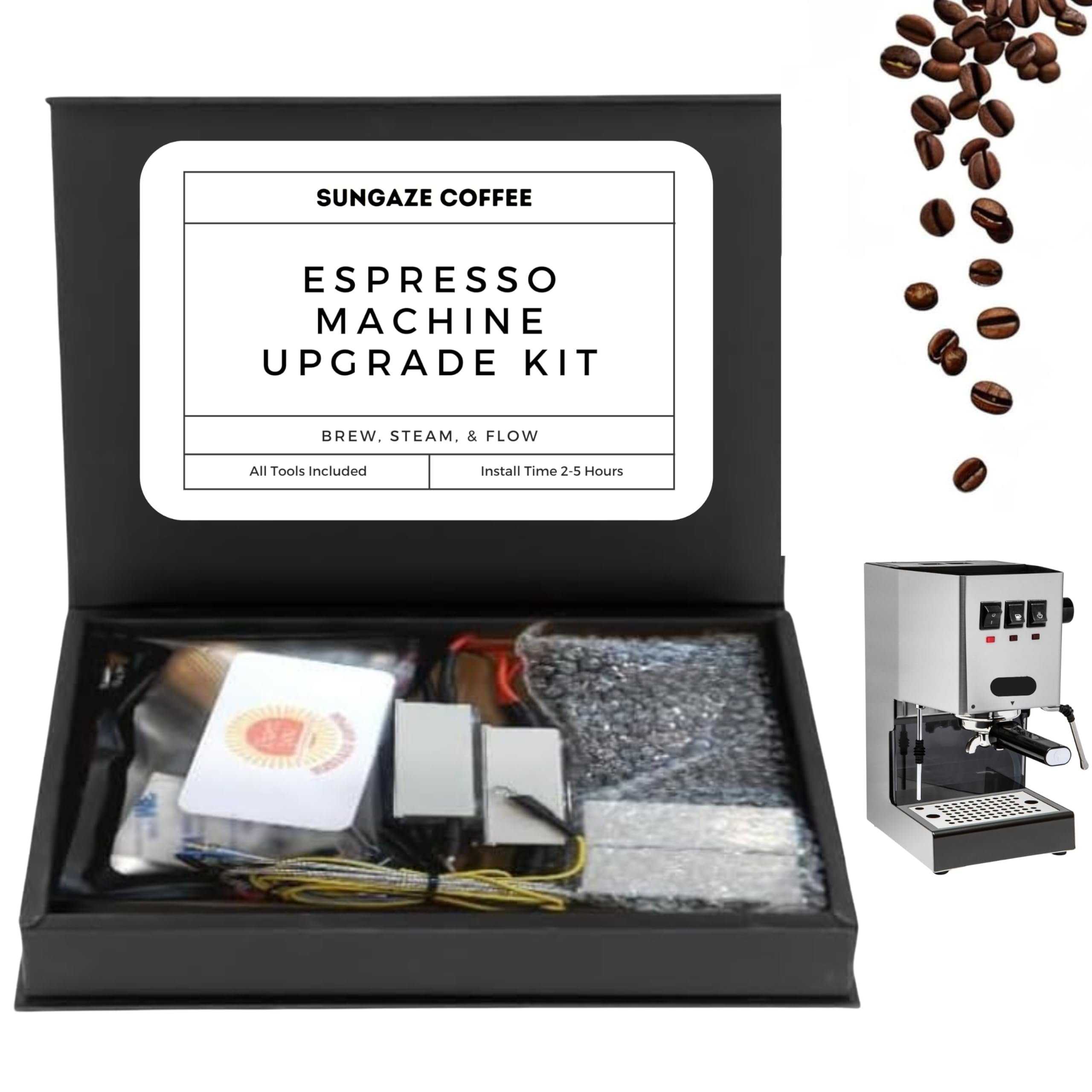 Sungaze Gaggio Classic Pro PID Kit for Brew & Flow Control, Pull $2000-$3000 Quality Shots, Compatible with the Classic, Classic Pro, & Classic Pro Evo